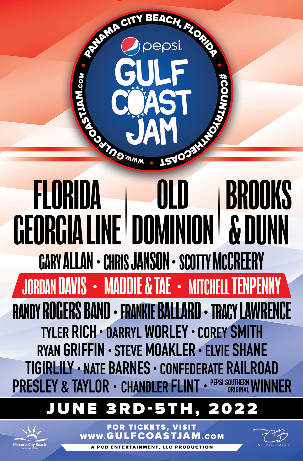Pepsi Gulf Coast Jam June 35, 2022
