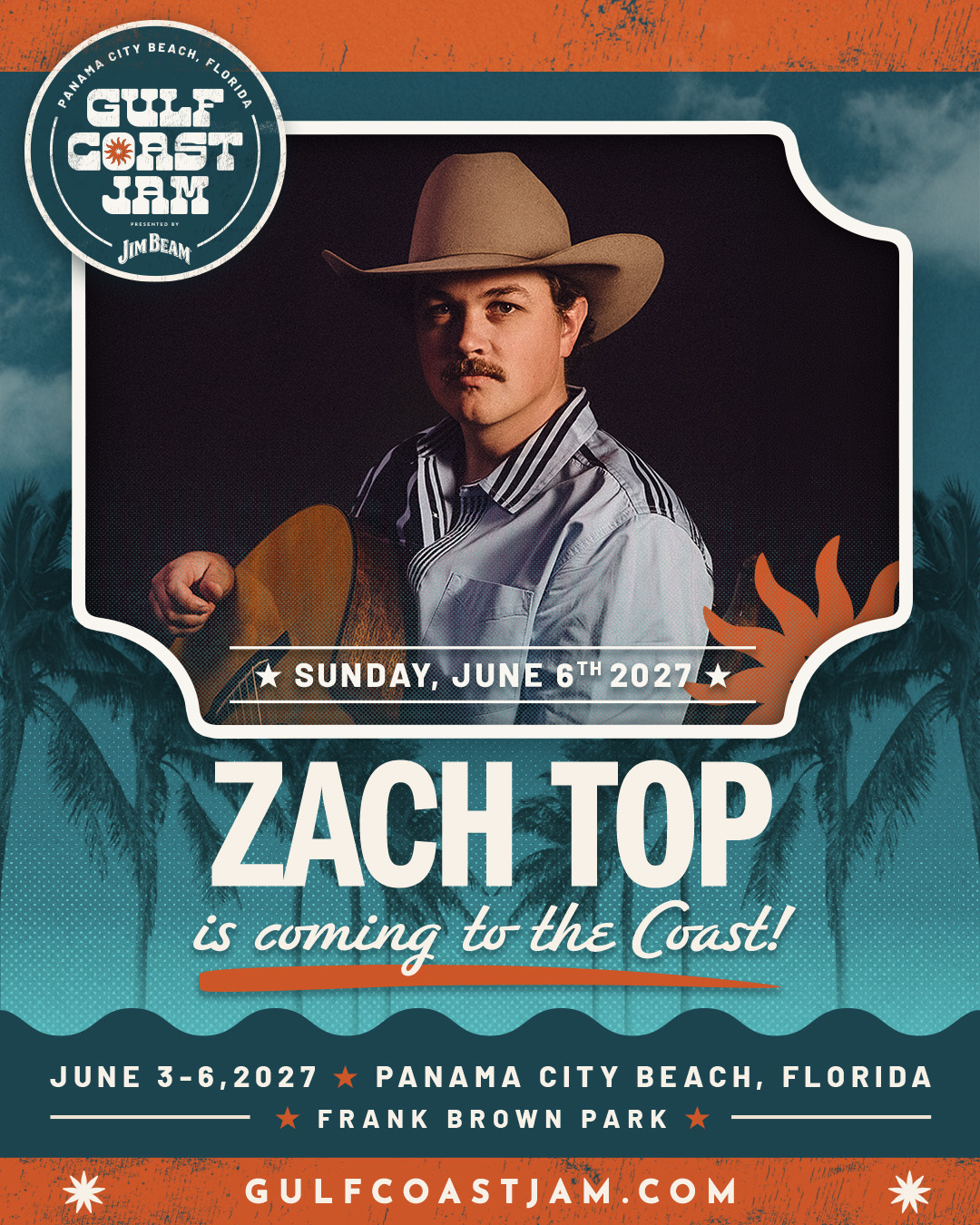 Zach Top at Gulf Coast Jam 2027